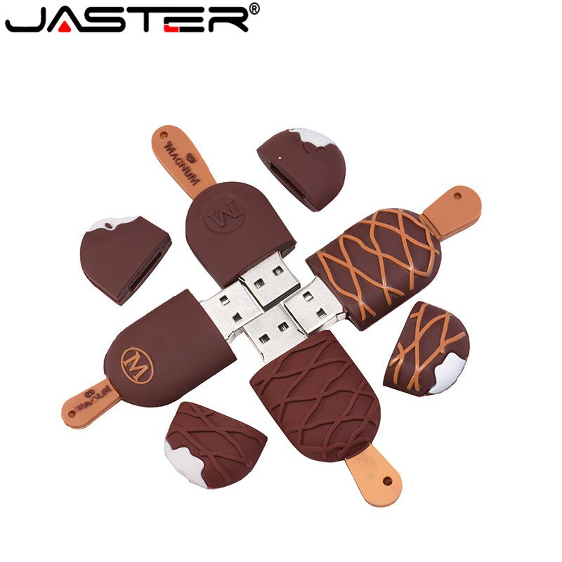 JASTER Ice cream Lovely Usb ÷ ̺ 64gb pendrive 32gb 16gb ޸ ƽ ǰ  ̺ 4gb U ũ  , ǻ 繫ǰ ǰ, , 